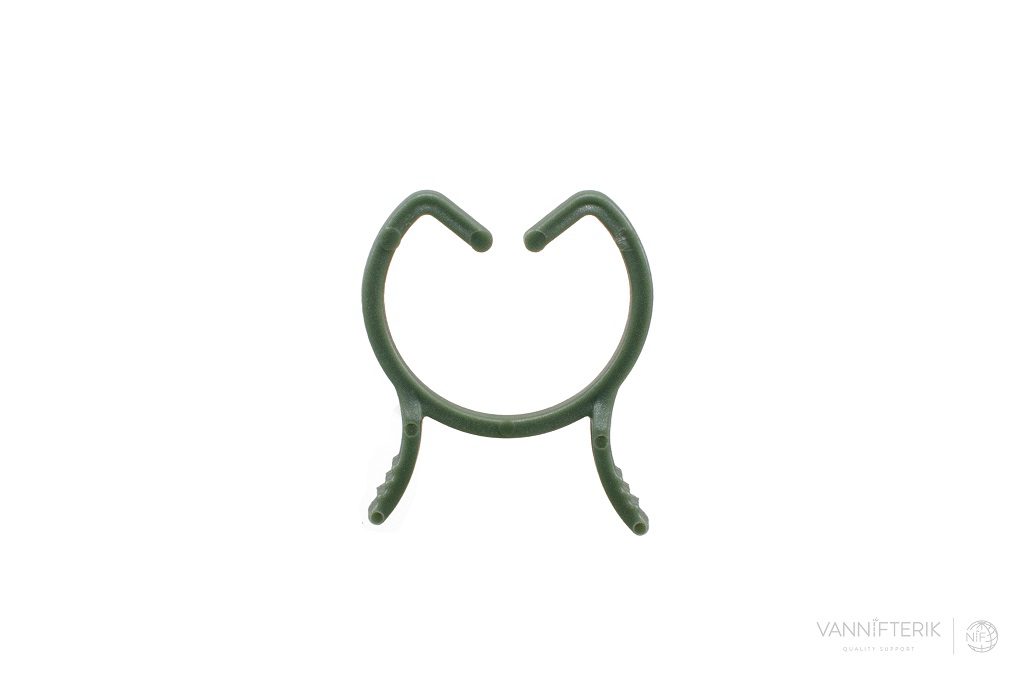 Anel de clipe ou anel de planta verde