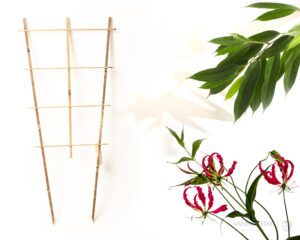 Treliça de casca de bambu ventila
