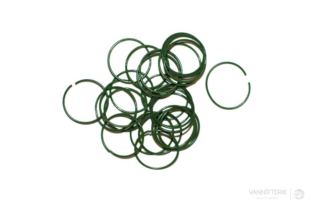 Anéis de cravo verdes